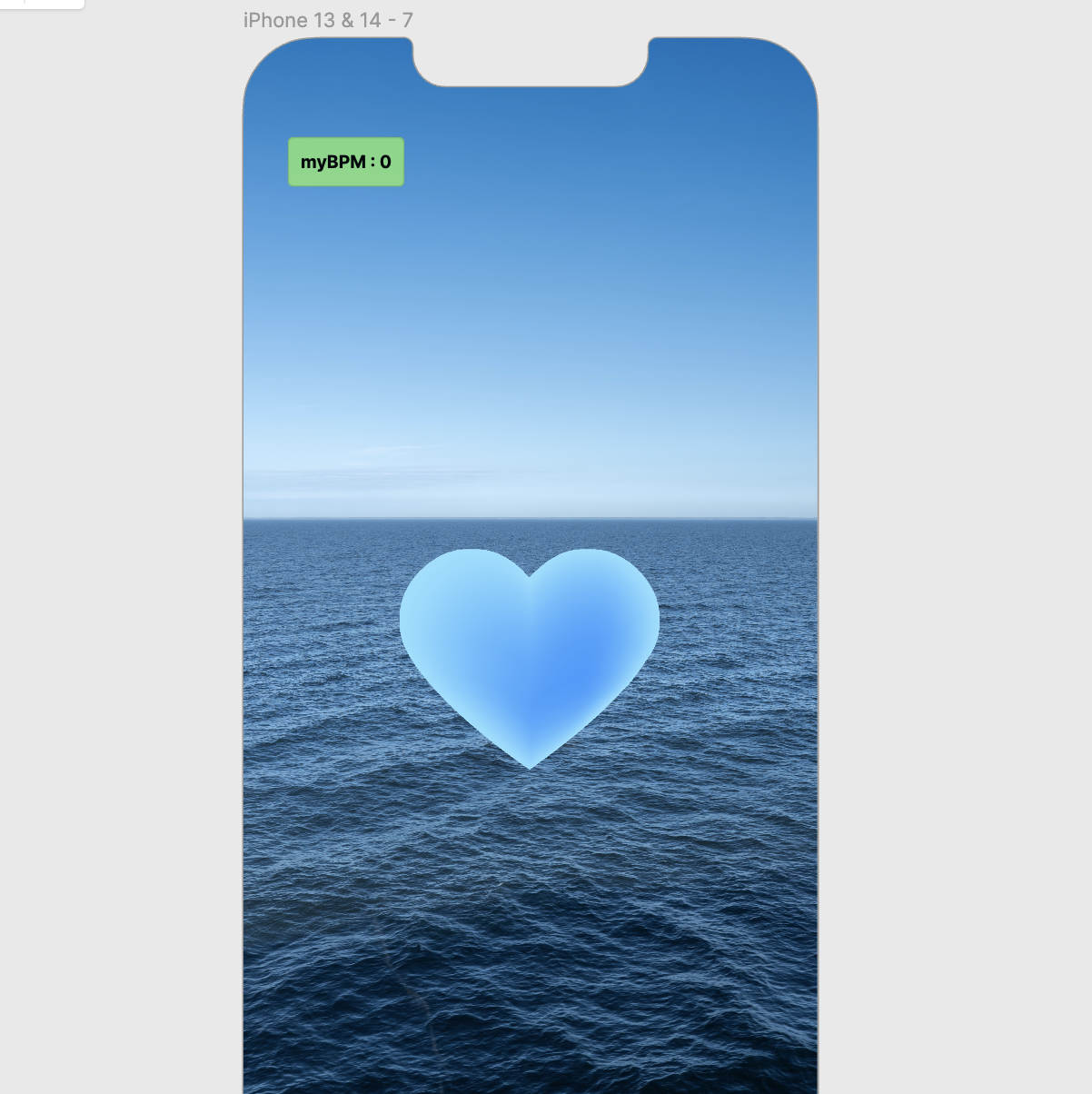 I also wanted to create a new screen that gives the user a calming space where they can relax and focus on their breathing. At the bottom of each page is a button the user can click to be brought to this page.